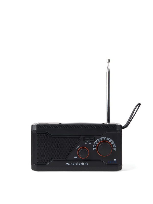 Radio multifunzione 4000mAh Nordic Drift Titan IPX4 nero - personalizzabile con logo