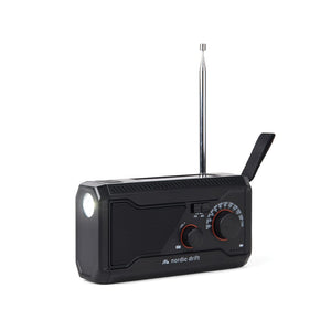 Radio multifunzione 4000mAh Nordic Drift Titan IPX4 nero - personalizzabile con logo