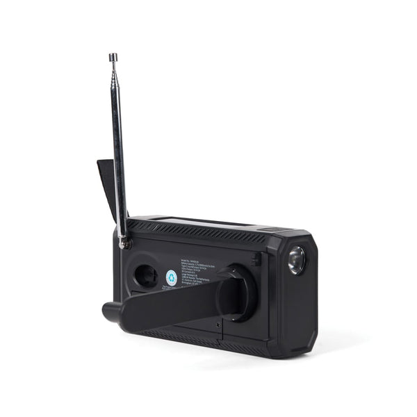 Radio multifunzione 4000mAh Nordic Drift Titan IPX4 nero - personalizzabile con logo