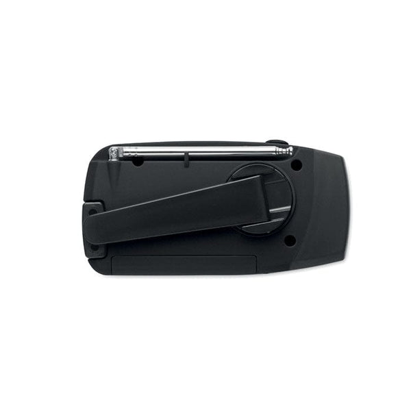 Radio portatile con torcia LED - personalizzabile con logo