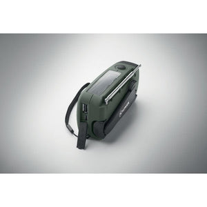 Radio portatile con torcia LED - personalizzabile con logo