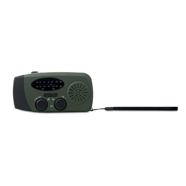 Radio portatile con torcia LED - personalizzabile con logo