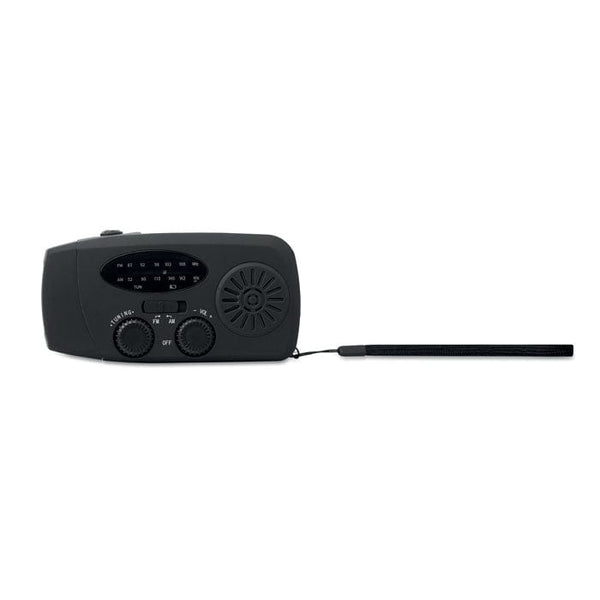 Radio portatile con torcia LED - personalizzabile con logo