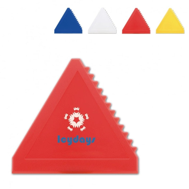 Raschiaghiaccio a triangolo - personalizzabile con logo