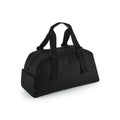 Recycled Essentials Holdall nero - personalizzabile con logo
