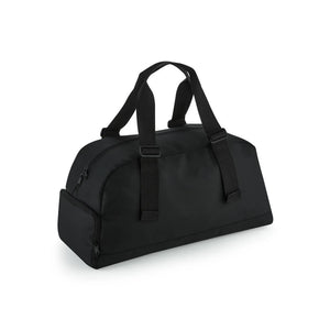 Recycled Essentials Holdall nero - personalizzabile con logo