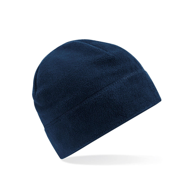 Recycled Fleece Pull-On Beanie blu navy - personalizzabile con logo