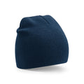 Recycled Original Pull-On Beanie blu navy - personalizzabile con logo