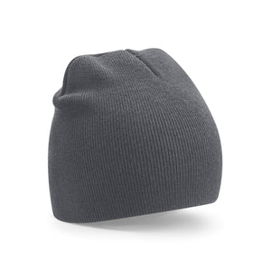 Recycled Original Pull-On Beanie grigio - personalizzabile con logo