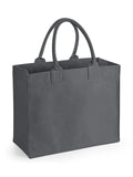 Resort Canvas Bag grigio - personalizzabile con logo