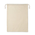 Rete in cotone riutilizzabile beige - personalizzabile con logo