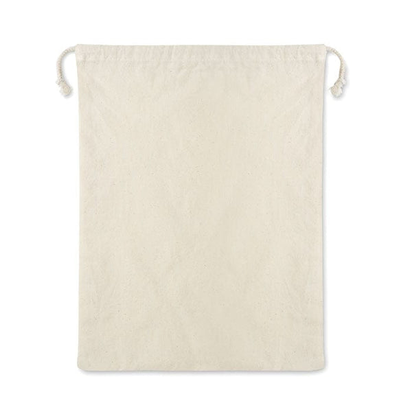 Rete in cotone riutilizzabile beige - personalizzabile con logo