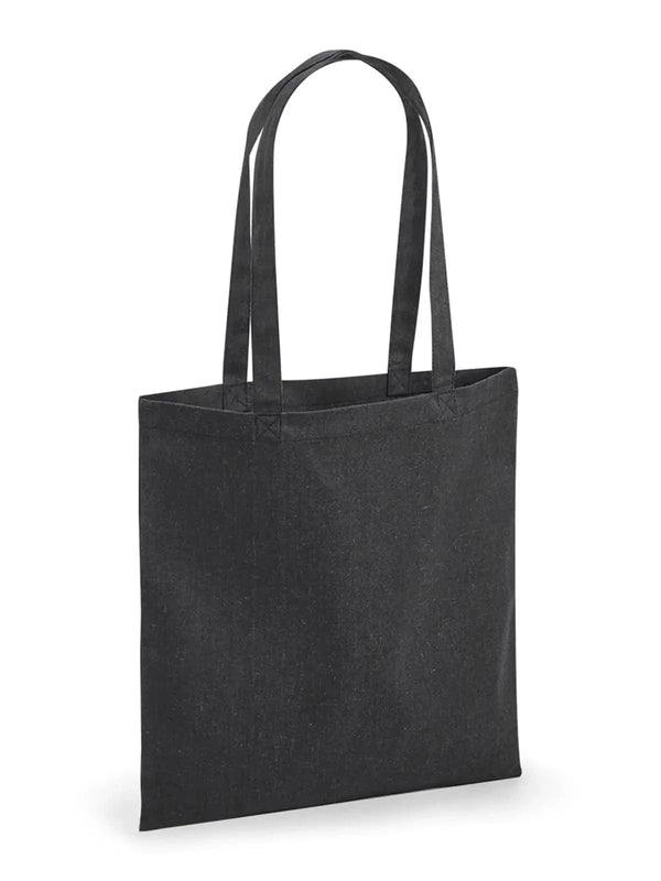 Revive Recycled Tote nero - personalizzabile con logo