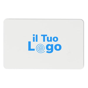 RFID Antiskimming bianco - personalizzabile con logo