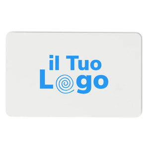 RFID con blocco bianco - personalizzabile con logo