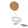 Ricaricatore wireless magnetico 10W in bambù Colore: marrone €15.50 - P302.639