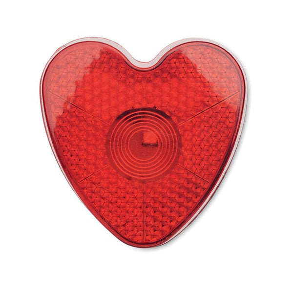 Riflettore a forma di cuore Rosso - personalizzabile con logo