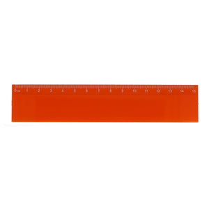Righello 15cm Arancione - personalizzabile con logo