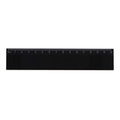 Righello 15cm Nero - personalizzabile con logo