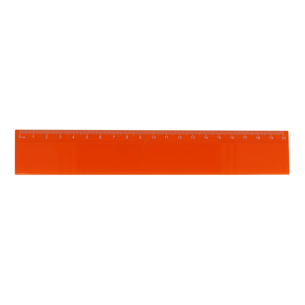 Righello 20cm Arancione - personalizzabile con logo
