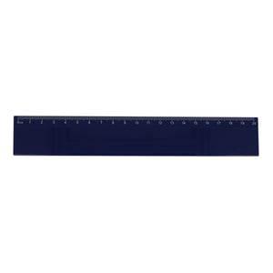 Righello 20cm blu navy - personalizzabile con logo