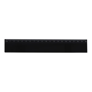 Righello 20cm Nero - personalizzabile con logo