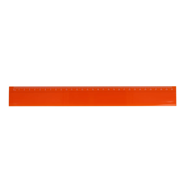 Righello 30cm Arancione - personalizzabile con logo