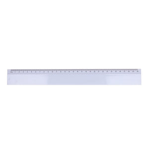 Righello 30cm Bianco - personalizzabile con logo
