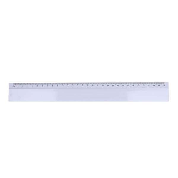 Righello 30cm Bianco - personalizzabile con logo