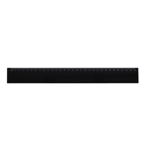 Righello 30cm Nero - personalizzabile con logo