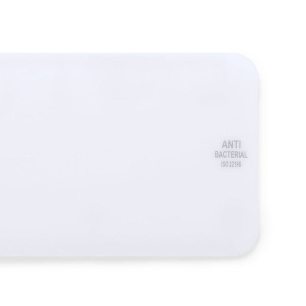 Righello Antibatterico Nitria bianco - personalizzabile con logo