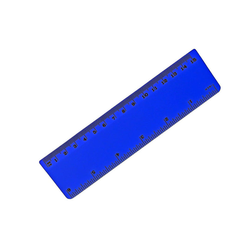 Righello Hebe blu - personalizzabile con logo