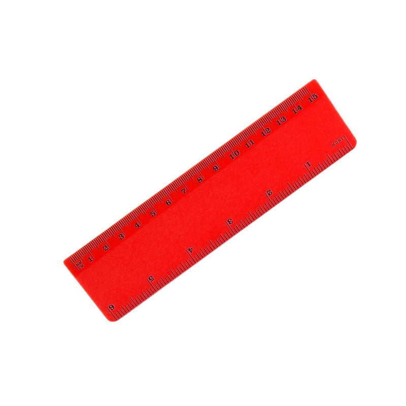 Righello Hebe rosso - personalizzabile con logo