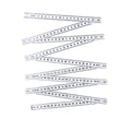 Righello Pebar bianco - personalizzabile con logo