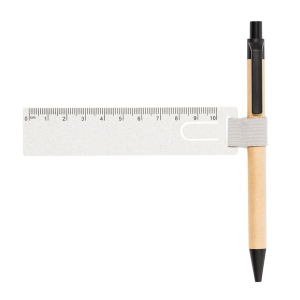 Righello Segnapagine Loiza natural - personalizzabile con logo