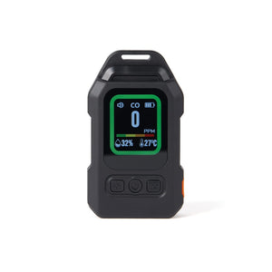 Rilevatore portatile di CO Nordic Drift Everest con LED nero - personalizzabile con logo