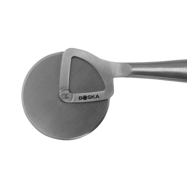 Rotella per pizza BOSKA Copenhagen color argento - personalizzabile con logo