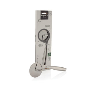 Rotella per pizza BOSKA Copenhagen color argento - personalizzabile con logo