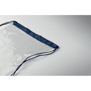 Sacca con coulisse trasparente PVC - personalizzabile con logo