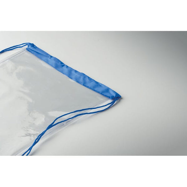 Sacca con coulisse trasparente PVC - personalizzabile con logo