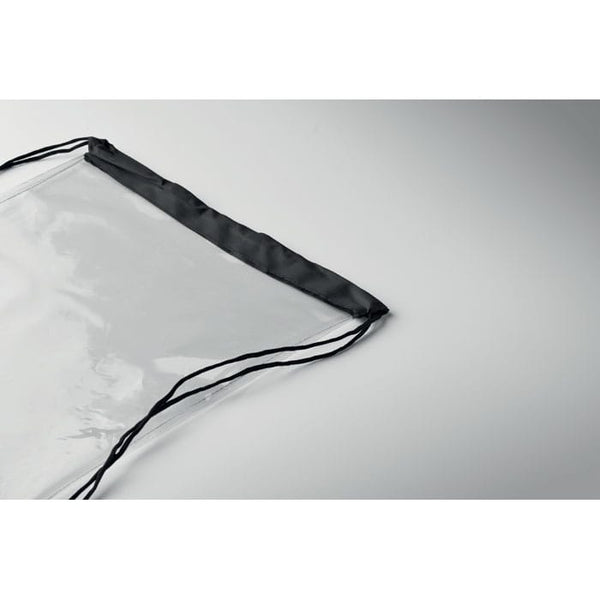 Sacca con coulisse trasparente PVC - personalizzabile con logo