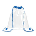 Sacca con coulisse trasparente PVC Royal - personalizzabile con logo