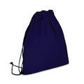 Sacca Coulisse in TNT riciclato 38 x 42 cm 75g/m² blu navy - personalizzabile con logo