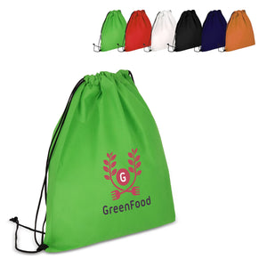 Sacca Coulisse in TNT riciclato 38 x 42 cm 75g/m² - personalizzabile con logo