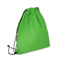 Sacca Coulisse in TNT riciclato 38 x 42 cm 75g/m² verde - personalizzabile con logo
