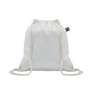 Sacca Fairtrade 180gr colorata Bianco - personalizzabile con logo