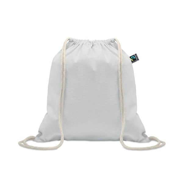 Sacca Fairtrade 180gr colorata Bianco - personalizzabile con logo