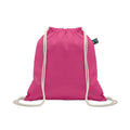 Sacca Fairtrade 180gr colorata Fucsia - personalizzabile con logo