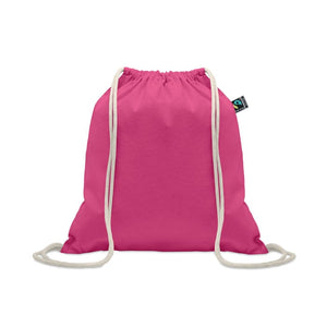 Sacca Fairtrade 180gr colorata Fucsia - personalizzabile con logo