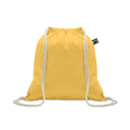 Sacca Fairtrade 180gr colorata Giallo - personalizzabile con logo